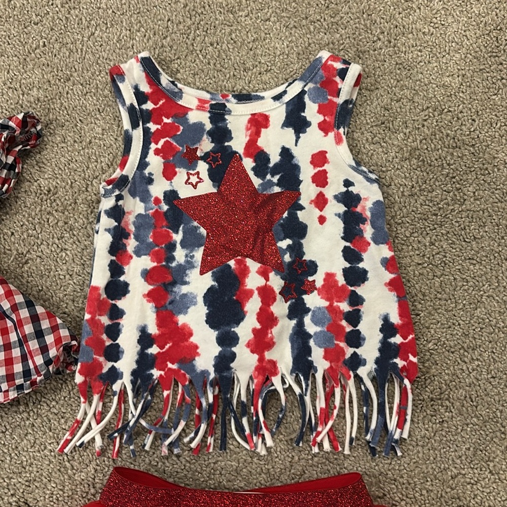 Two 18 month Fourth of July outfits - Picture 4 of 6